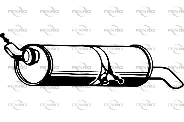 Obrázok Koncový tlmič výfuku FENNO  P4782