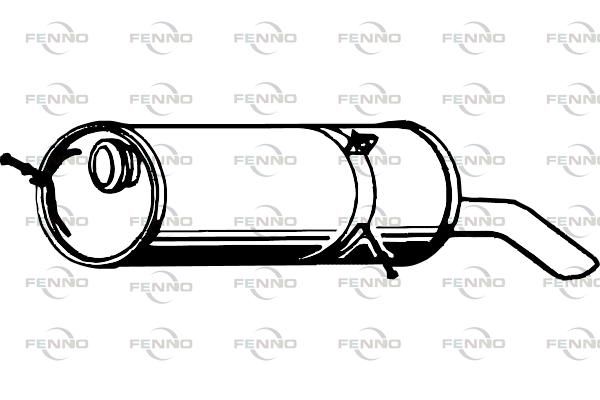 Obrázok Koncový tlmič výfuku FENNO  P4786