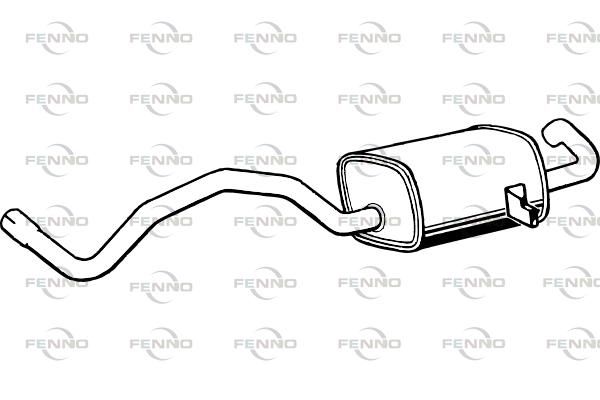 Obrázok Koncový tlmič výfuku FENNO  P49019