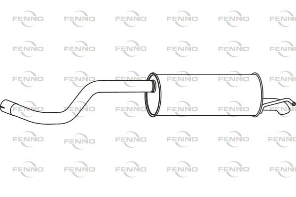 Obrázok Koncový tlmič výfuku FENNO  P55028