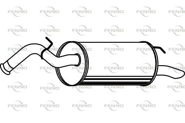 Obrázok Koncový tlmič výfuku FENNO  P6515