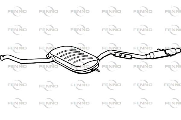 Obrázok Koncový tlmič výfuku FENNO  P7782