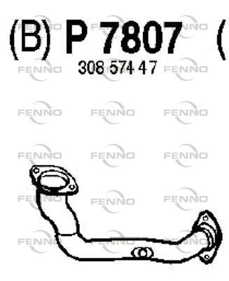 Obrázok Výfukové potrubie FENNO  P7807