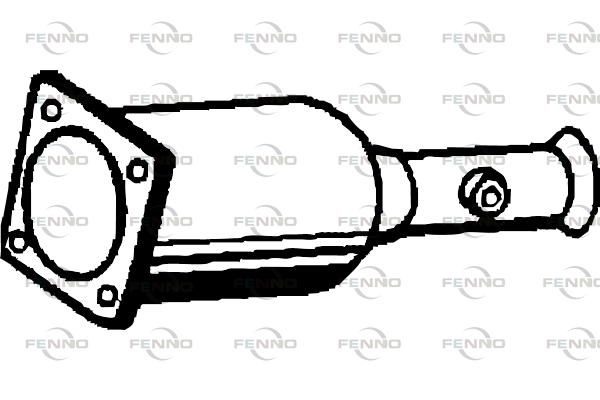 Obrázok Filter sadzí/pevných častíc výfukového systému FENNO  P9917DPF