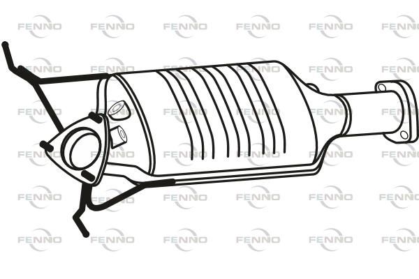 Obrázok Filter sadzí/pevných častíc výfukového systému FENNO  P9986DPF