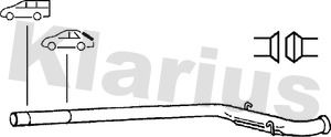 Obrázok Výfukové potrubie KLARIUS  150030