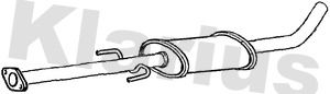 Obrázok Stredný tlmič výfuku KLARIUS  250900