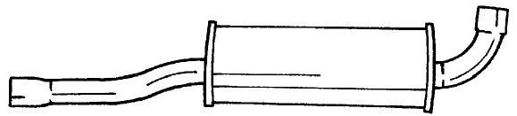 Obrázok Stredný tlmič výfuku SIGAM  53416