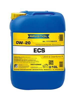 Obrázok Motorový olej RAVENOL  ECS SAE 0W-20 111110201001999