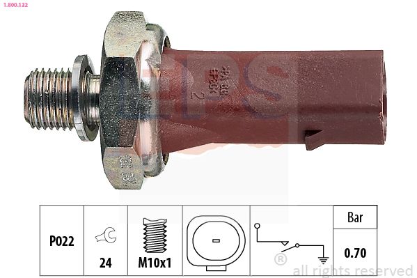 Obrázok Olejový tlakový spínač EPS Made in Italy - OE Equivalent 1800132