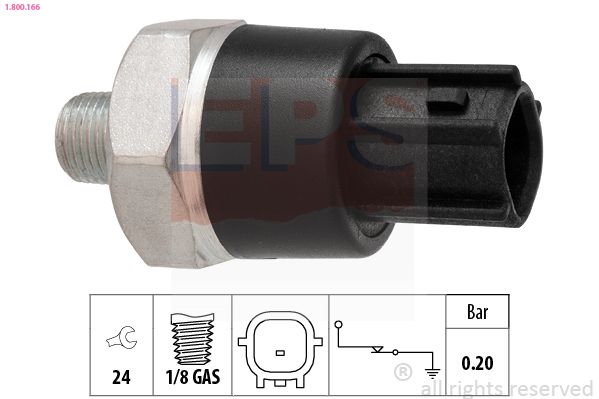 Obrázok Olejový tlakový spínač EPS Made in Italy - OE Equivalent 1800166