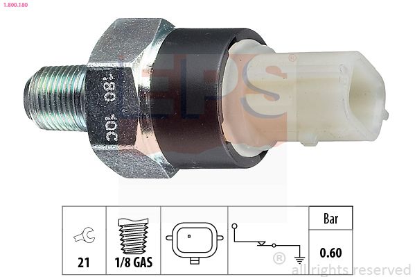 Obrázok Olejový tlakový spínač EPS Made in Italy - OE Equivalent 1800180