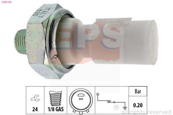 Obrázok Olejový tlakový spínač EPS Made in Italy - OE Equivalent 1800182