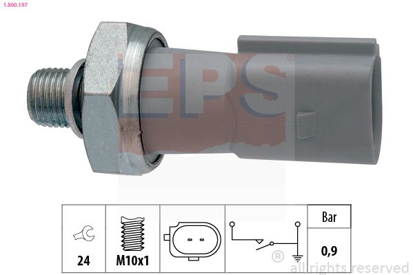 Obrázok Olejový tlakový spínač EPS Made in Italy - OE Equivalent 1800197