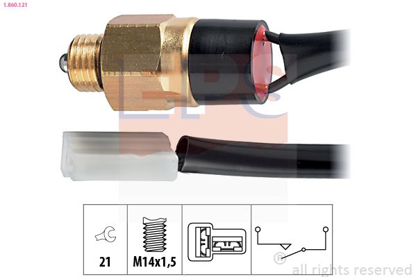 Obrázok Spínač cúvacích svetiel EPS Made in Italy - OE Equivalent 1860121