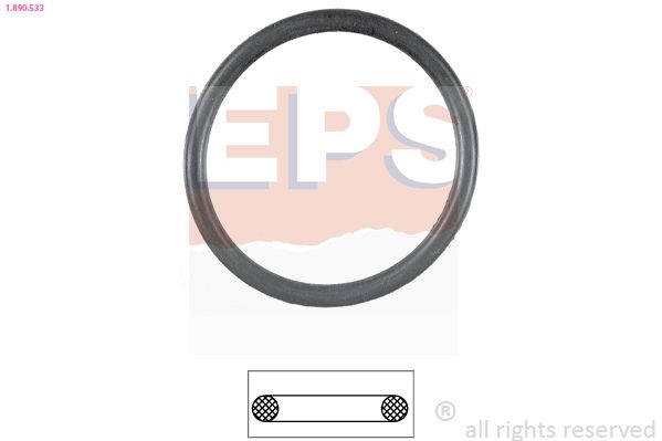 Obrázok Tesnenie termostatu EPS Made in Italy - OE Equivalent 1890533