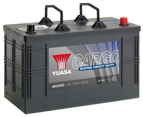 Obrázok żtartovacia batéria YUASA Cargo Super Heavy Duty Batteries (SHD) 663SHD