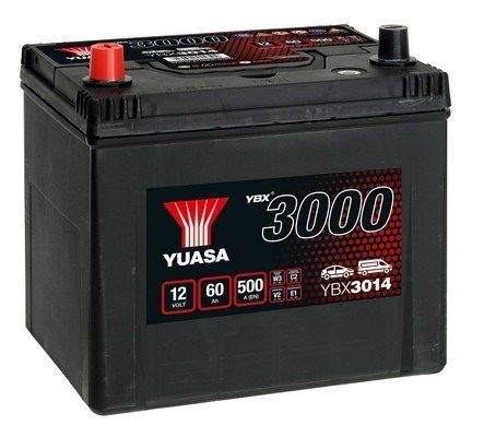 Obrázok Batéria YUASA YBX3014 12V/60Ah/500A