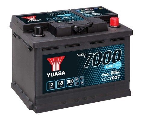 Obrázok Batéria YUASA YBX7027 EFB Start Stop Plus 12V/65Ah/600A