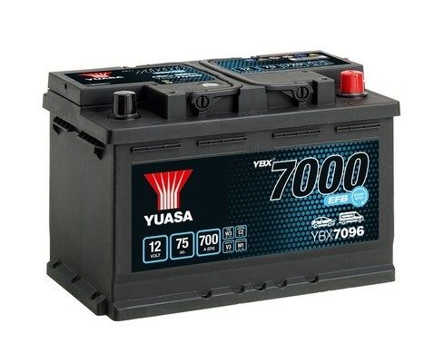 Obrázok Batéria YUASA YBX7096 EFB Start Stop Plus 12V/75Ah/700A