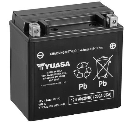 Obrázok Batéria YUASA Maintenance Free YTX14LBS