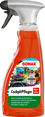 Obrázok Prípravok na ożetrovanie plastov SONAX Cockpit spray matt effect Havana Love 03682410