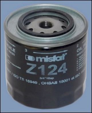 Obrázok Olejový filter MISFAT  Z124
