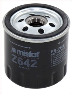 Obrázok Olejový filter MISFAT  Z642