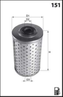 Obrázok Palivový filter MISFAT  F627