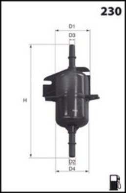 Obrázok Palivový filter MISFAT  E109