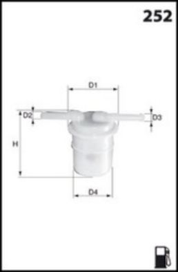 Obrázok Palivový filter MISFAT  E116