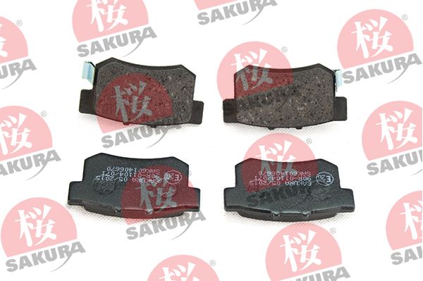 Obrázok Sada brzdových platničiek kotúčovej brzdy SAKURA  601406670