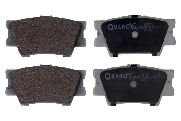 Obrázok Sada brzdových platničiek kotúčovej brzdy QUARO  QP5571