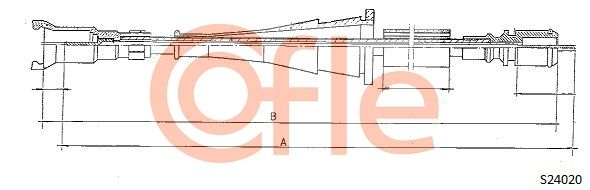 Obrázok Hriadeľ tachometra COFLE  S24020