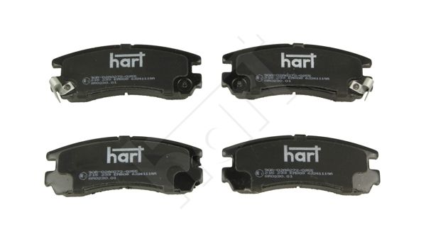 Obrázok Sada brzdových platničiek kotúčovej brzdy HART  215233