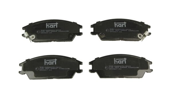 Obrázok Sada brzdových platničiek kotúčovej brzdy HART  215253