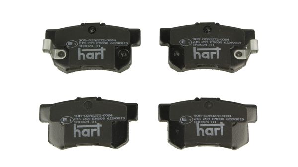 Obrázok Sada brzdových platničiek kotúčovej brzdy HART  215259